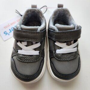 Carter's Just One You Baby Boys' Karson First Walker Sneakers - Gray Sz 3 Hook a